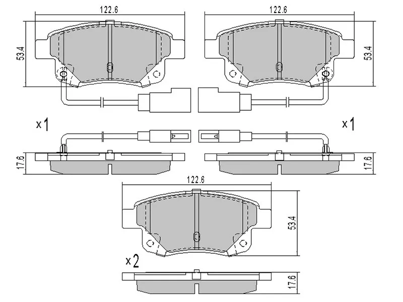 Колодки тормозные (Сзади) Ford Transit 06-14 - Артикул ST1819638 - Производитель Sat - Фото, Отзывы, Цены 