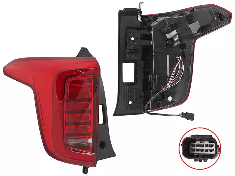 Фонарь задний Haval Jolion 20-24 (Слева) - Артикул ST18HVJLL - Производитель Sat - Фото, Отзывы, Цены 