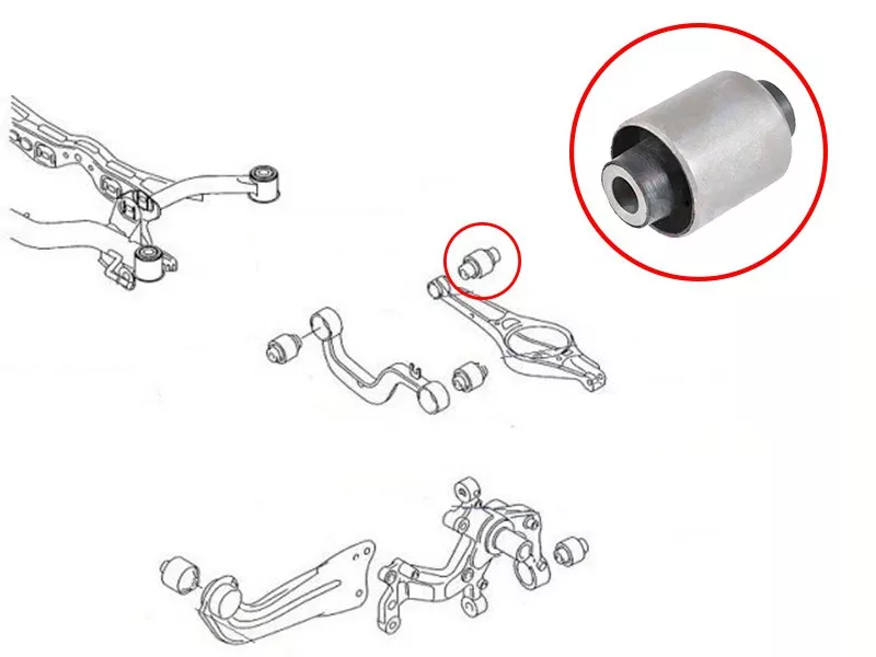 Сайлентблок Audi A3 03-13 / Q3 11-19 - Артикул ST1K0505311ABB - Производитель Sat - Фото, Отзывы, Цены 