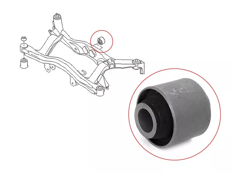 Сайлентблок балки Subaru Forester 07-19 / Impreza 07-14 - Артикул ST20152AG060 - Производитель Sat - Фото, Отзывы, Цены 