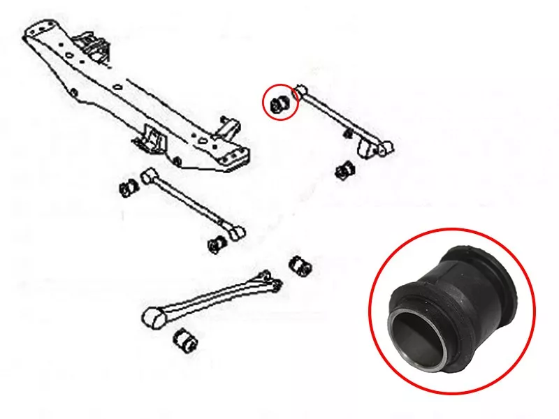 Сайлентблок рычага Subaru Impreza 92-07 / Legacy 89-98 - Артикул ST20251AA031 - Производитель Sat - Фото, Отзывы, Цены 
