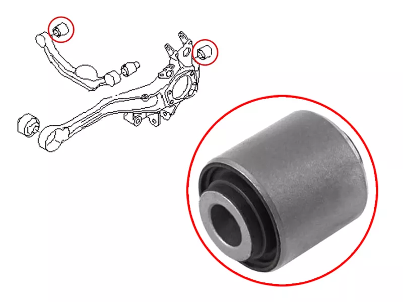 Сайлентблок цапфы Subaru Forester 07-19 / Impreza 07-16 - Артикул ST20254AE020 - Производитель Sat - Фото, Отзывы, Цены 