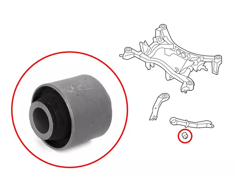 Сайлентблок рычага Subaru Forester 07-13 / Impreza 07-14 - Артикул ST20254FG000 - Производитель Sat - Фото, Отзывы, Цены 