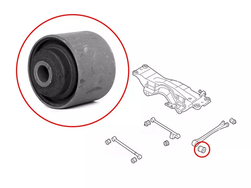 Сайлентблок рычага Subaru Forester 97-08 / Impreza 92-07 - Артикул ST20254SA000 - Производитель Sat - Фото, Отзывы, Цены 