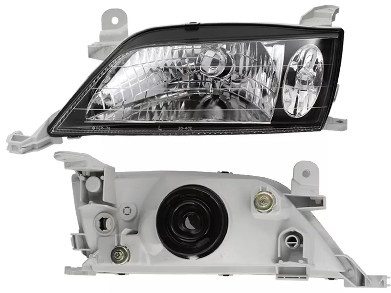 Фара Toyota Carina (T210) 97-01 (Слева/ чёрная) - Артикул ST20402BL - Производитель Sat - Фото, Отзывы, Цены 