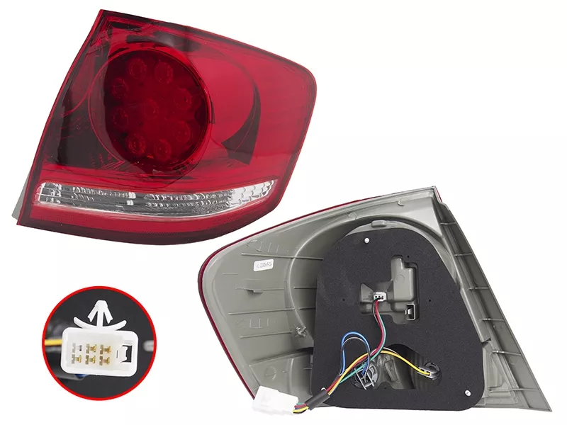 Фонарь задний Toyota Allion (T240) 04-07 (Справа) - Артикул ST20443R - Производитель Sat - Фото, Отзывы, Цены 