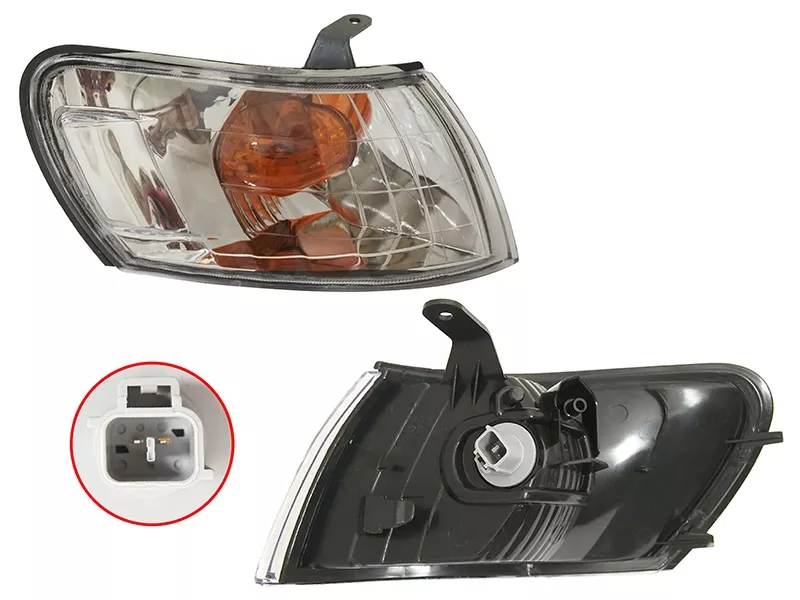 Габарит Toyota Corolla (E100) 97-00 (Справа/ хром) - Артикул ST21215D8R - Производитель Sat - Фото, Отзывы, Цены 