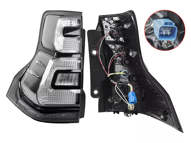 Фонарь задний Toyota Land Cruiser Prado (J150) 17-20 (Слева/ Чёрный) - Артикул ST21219BLLUE - Производитель Sat - Фото, Отзывы, Цены 