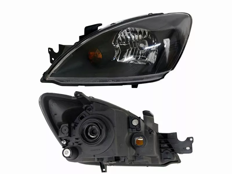 Фара Mitsubishi Lancer 02-10 (Слева/ Ручная регулировка/ чёрная) - Артикул ST2141172BL - Производитель Sat - Фото, Отзывы, Цены 