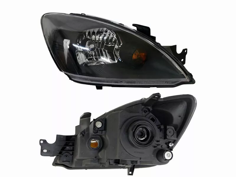 Фара Mitsubishi Lancer 02-10 (Справа/ Ручная регулировка/ чёрная) - Артикул ST2141172BR - Производитель Sat - Фото, Отзывы, Цены 