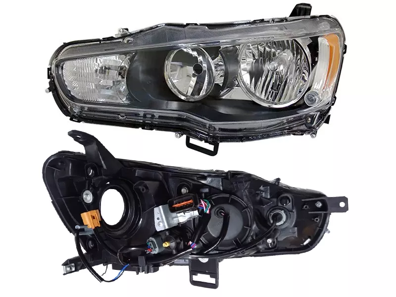 Фара Mitsubishi Lancer 07-17 (Слева/ Галоген/ С электрокорректором) - Артикул ST2141190L - Производитель Sat - Фото, Отзывы, Цены 