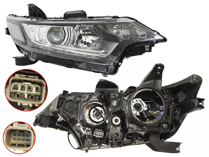 Фара Mitsubishi Outlander 14-22 (Справа/ Галоген/ С электрокорректором) - Артикул ST21411AJR - Производитель Sat - Фото, Отзывы, Цены 