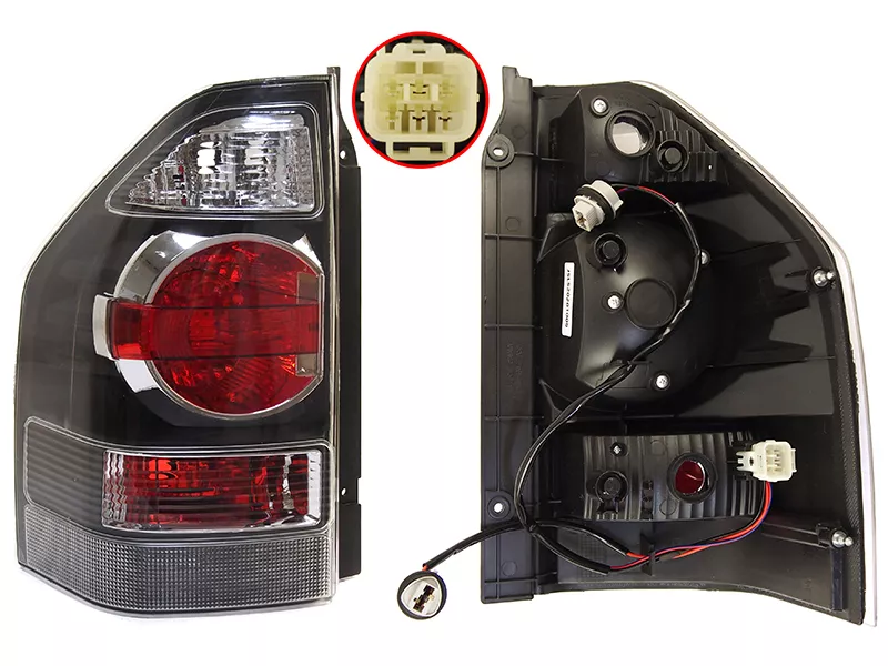 Фонарь задний Mitsubishi Pajero 99-06 (Слева/ Чёрная окантовка) - Артикул ST2141982L - Производитель Sat - Фото, Отзывы, Цены 