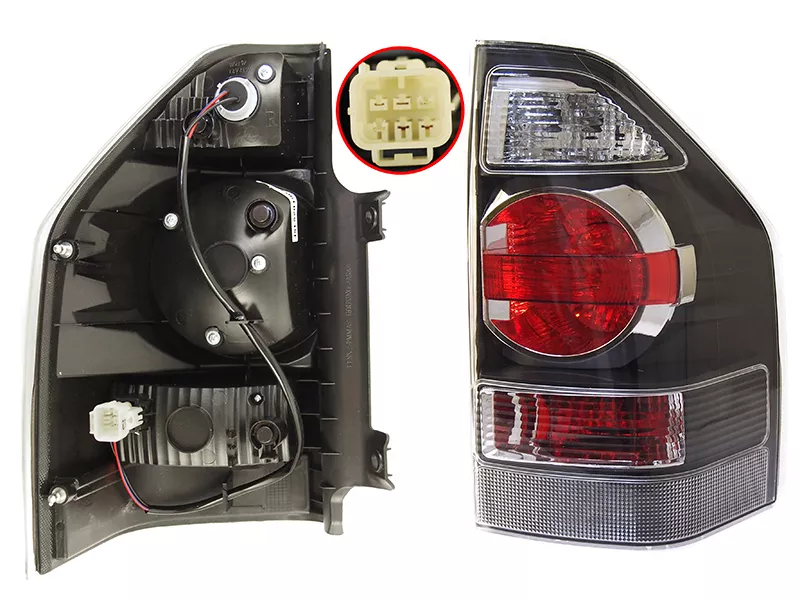 Фонарь задний Mitsubishi Pajero 99-06 (Справа/ Чёрная окантовка) - Артикул ST2141982R - Производитель Sat - Фото, Отзывы, Цены 