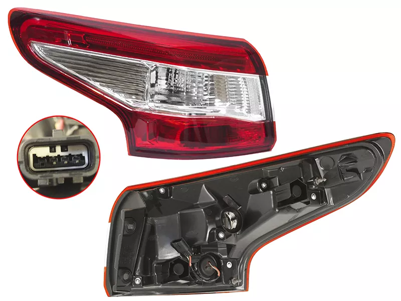 Фонарь задний Nissan Qashqai 13-19 (Слева) - Артикул ST21519N1L - Производитель Sat - Фото, Отзывы, Цены 