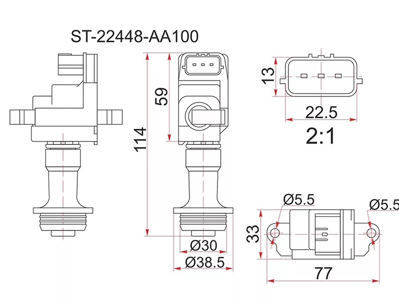 Катушка зажигания NISSAN C35/R34/Y34 RB20DE/RB25DE# 97 - Артикул ST22448AA100 - Производитель Sat - Фото, Отзывы, Цены 