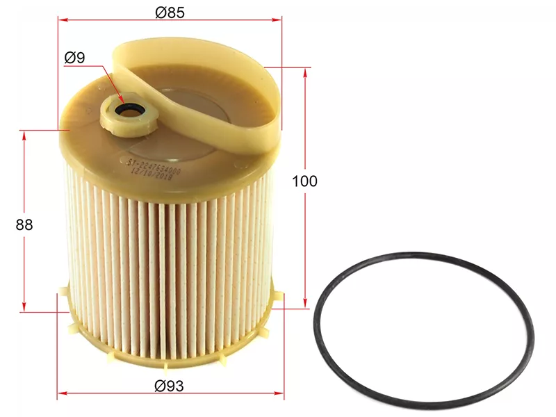 Фильтр топливный SSANG YONG ACTYON 06-/KORANDO 12-/REXTON 01 - Артикул ST2247634000 - Производитель Sat - Фото, Отзывы, Цены 