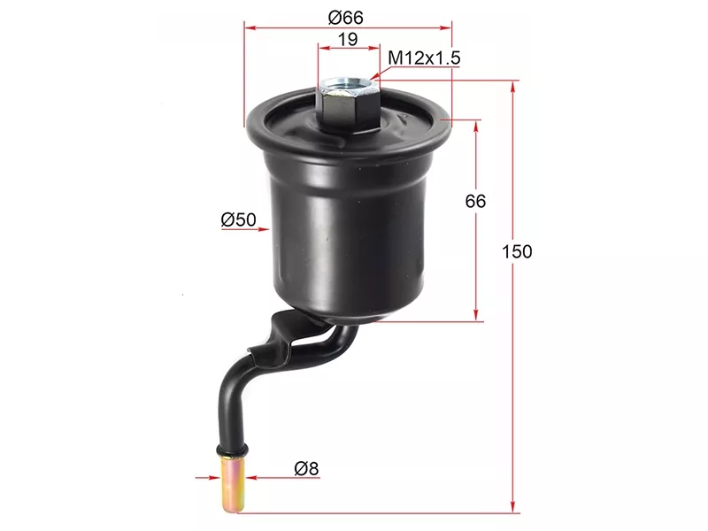 Фильтр топливный TOYOTA AVENSIS #T22# 97-02/RAV4 #CA2# 00-05 - Артикул ST2330022050 - Производитель Sat - Фото, Отзывы, Цены 
