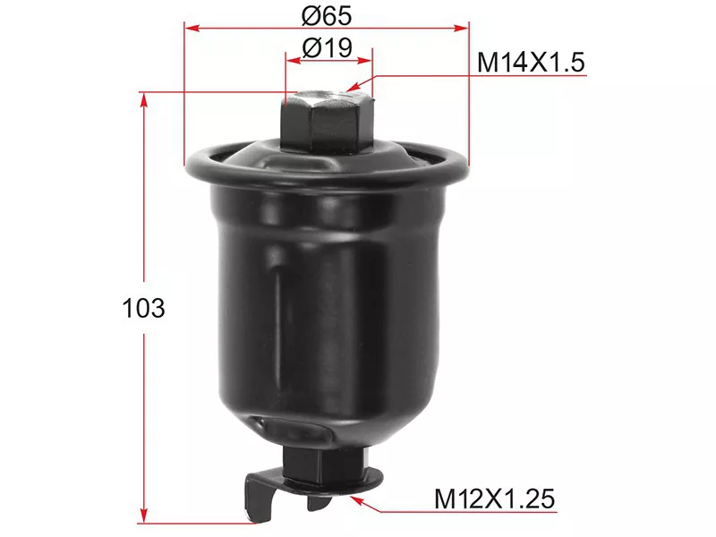 Фильтр топливный TOYOTA RAV4 SXA1# 94-00 - Артикул ST2330079455 - Производитель Sat - Фото, Отзывы, Цены 