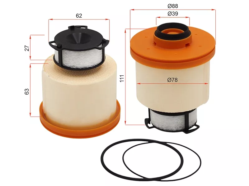 Фильтр топливный TOYOTA LC PRADO/HILUX 15- 1/2GDFTV - Артикул ST233900L090 - Производитель Sat - Фото, Отзывы, Цены 