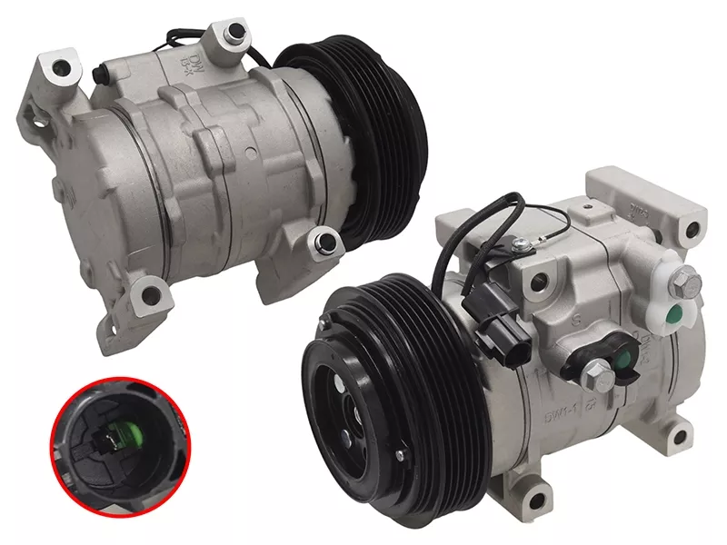 Компрессор кондиционера Hyundai Solaris 17-22 / Kia Rio 16-22 - Артикул ST2450049 - Производитель Sat - Фото, Отзывы, Цены 