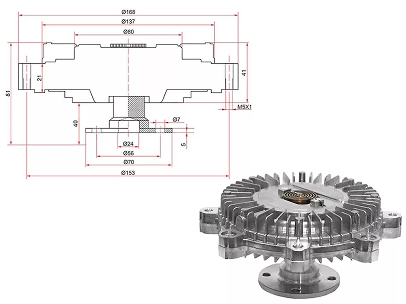 Вискомуфта Hyundai Galloper 91-07 / Terracan 01-07 - Артикул ST2523742200 - Производитель Sat - Фото, Отзывы, Цены 