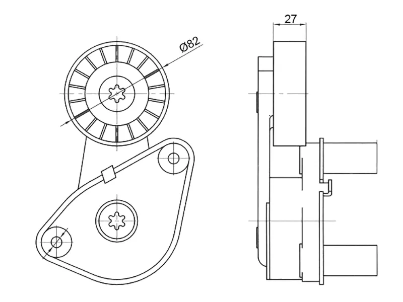 Натяжитель приводного ремня HYUNDAI SANTA FE 2,7 - Артикул ST2528137101 - Производитель Sat - Фото, Отзывы, Цены 