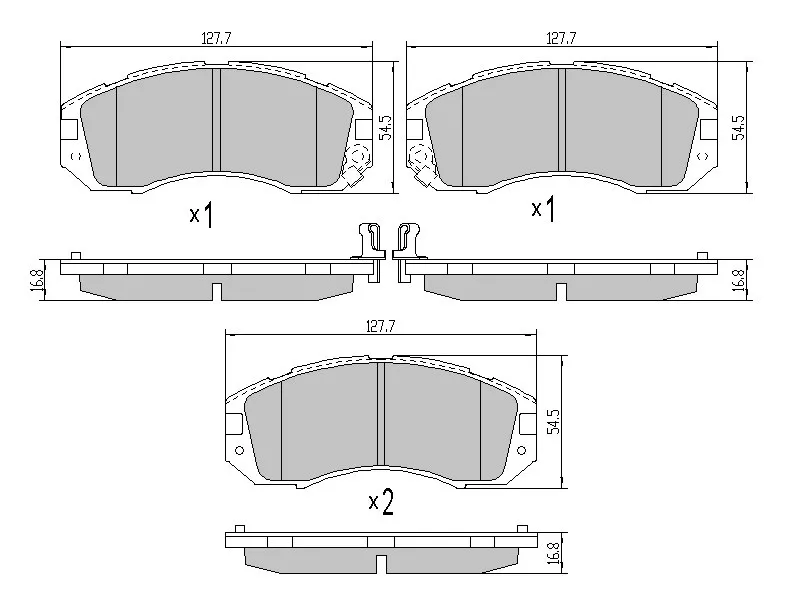 Колодки тормозные (Спереди) Subaru Impreza 92-07 / Legacy 89-03 / Outback 98-03 - Артикул ST26296AA000 - Производитель Sat - Фото, Отзывы, Цены 