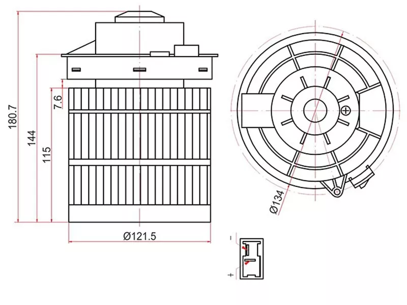 Мотор отопителя салона (Левый руль) Nissan Juke 10-20 - Артикул ST272261KA0A - Производитель Sat - Фото, Отзывы, Цены 
