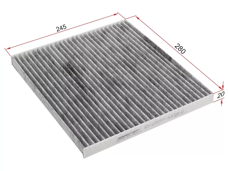 Фильтр салона NISSAN TEANA L33 14-/QX60 13- угольный - Артикул ST272773JC2AU - Производитель Sat - Фото, Отзывы, Цены 