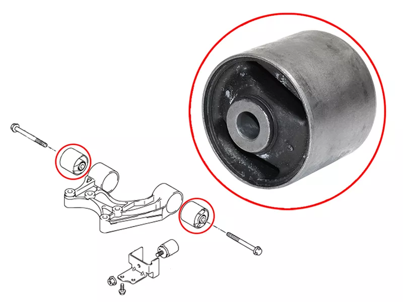 Сайлентблок Suzuki Escudo 05-08 / Grand Vitara 05-16 - Артикул ST2755366J01 - Производитель Sat - Фото, Отзывы, Цены 