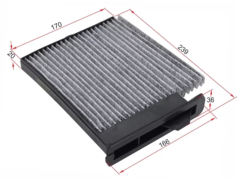 Фильтр салона NISSAN NV200/TIIDA 07- (LHD) угольный - Артикул ST27891EL00AU - Производитель Sat - Фото, Отзывы, Цены 