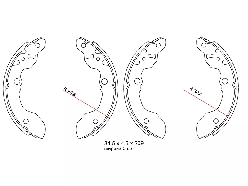 Колодки тормозные барабанные Suzuki Escudo 88-97 / Vitara 88-99 - Артикул ST280017 - Производитель Sat - Фото, Отзывы, Цены 