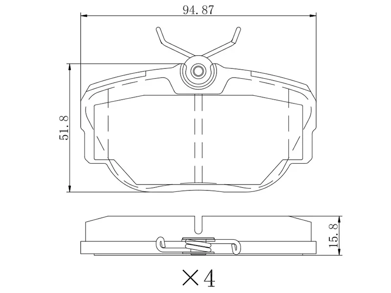 Колодки тормозные (Сзади) Land Rover Discovery 98-04 / Range Rover 94-02 - Артикул ST280102 - Производитель Sat - Фото, Отзывы, Цены 