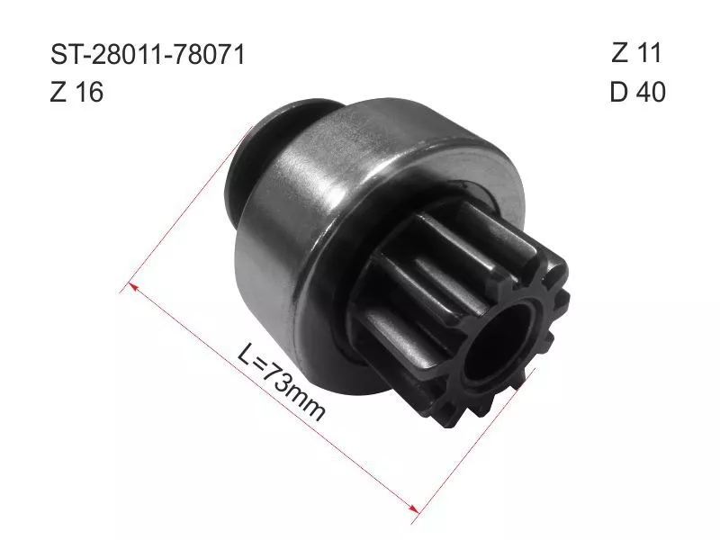 Бендикс стартера -  для TOYOTA TOWN ACE