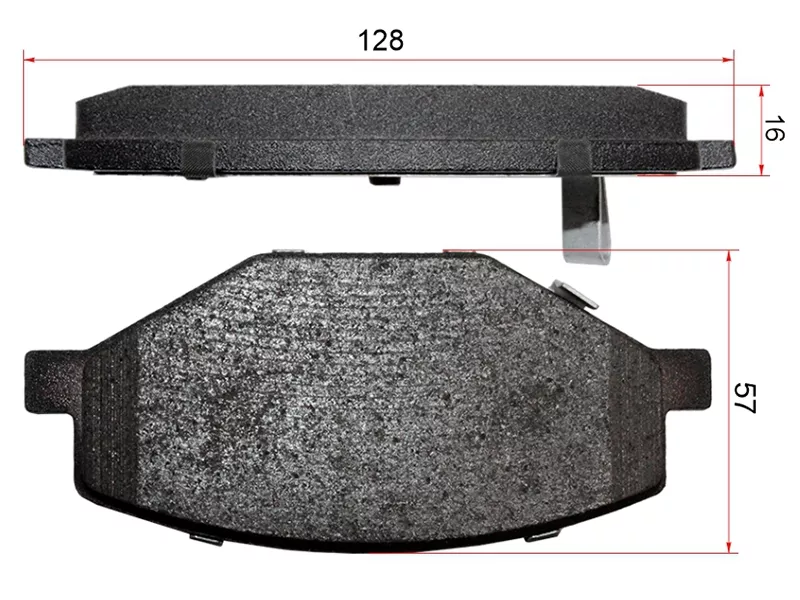 Колодки тормозные (Спереди) Geely Coolray 18- / Belgee X50 23 - Артикул ST280124 - Производитель Sat - Фото, Отзывы, Цены 