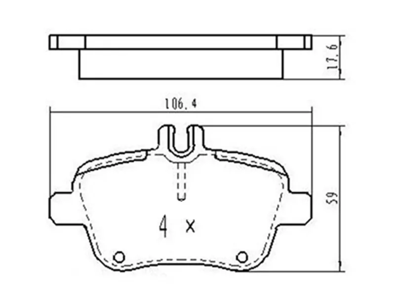 Колодки тормозные (Сзади) Mercedes-Benz A-Class 12-18 / CLA-Class 13-19 / GLA-Class 13-19 - Артикул ST280166 - Производитель Sat - Фото, Отзывы, Цены 