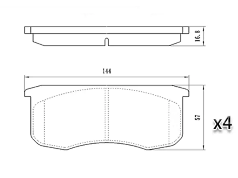 Колодки тормозные (Спереди) УАЗ 3151 85-13 / Патриот 05- / Хантер 03 - Артикул ST280176 - Производитель Sat - Фото, Отзывы, Цены 