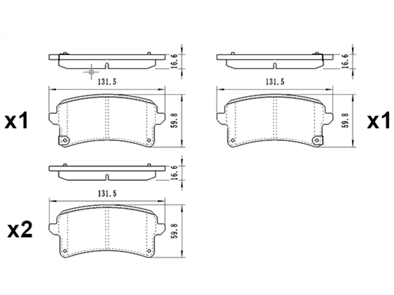 Колодки тормозные (Сзади) Haval H9 15-24 - Артикул ST280194 - Производитель Sat - Фото, Отзывы, Цены 