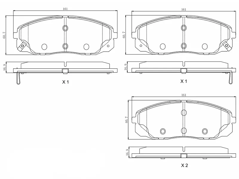 Колодки тормозные (Спереди) Kia Carnival 14-20 - Артикул ST280205 - Производитель Sat - Фото, Отзывы, Цены 