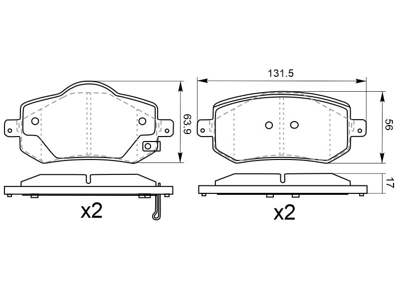 Колодки тормозные (Спереди) Chery Arrizo 8 22 - Артикул ST280212 - Производитель Sat - Фото, Отзывы, Цены 