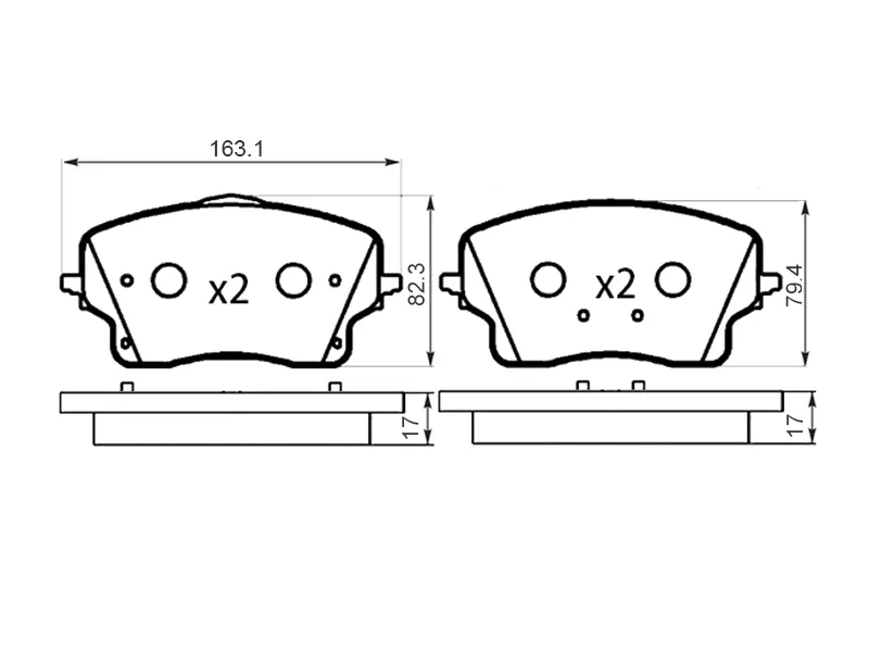 Колодки тормозные (Спереди) Geely Monjaro 21 - Артикул ST280215 - Производитель Sat - Фото, Отзывы, Цены 
