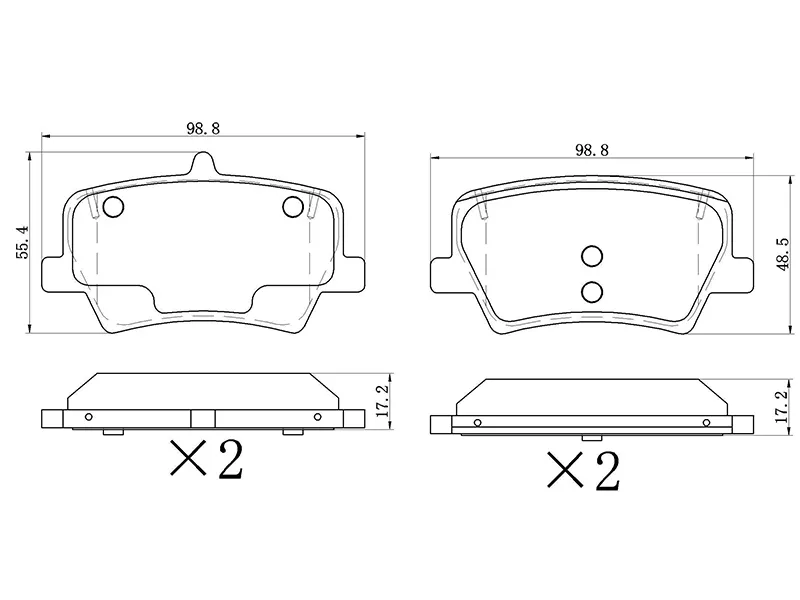 Колодки тормозные (Сзади) Geely Tugella 19- / Monjaro 21 - Артикул ST280221 - Производитель Sat - Фото, Отзывы, Цены 
