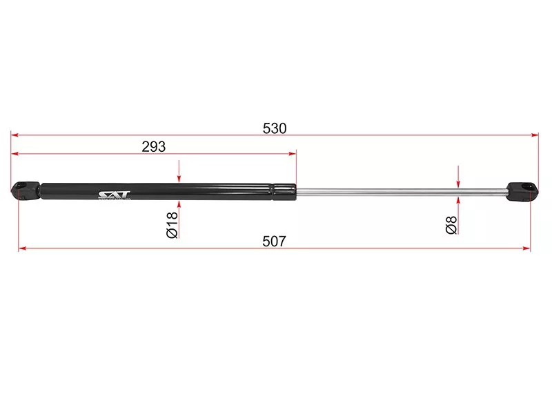 Амортизатор капота Volvo XC90 02-14 (Справа=Слева) - Артикул ST30649736 - Производитель Sat - Фото, Отзывы, Цены 