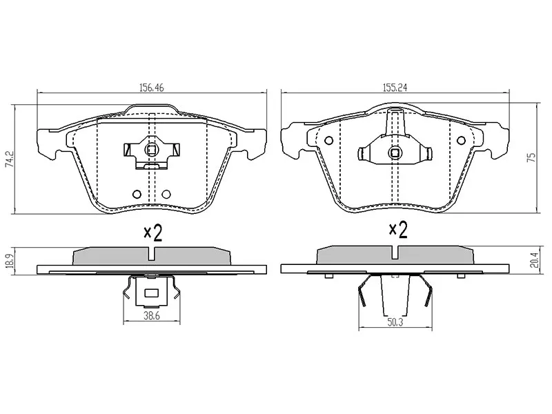 Колодки тормозные (Спереди) Volvo XC90 02-19 - Артикул ST30769125 - Производитель Sat - Фото, Отзывы, Цены 