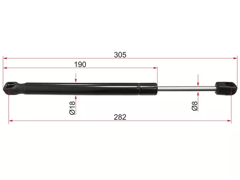 Амортизатор капота Volvo XC60 08-22 (Справа=Слева) - Артикул ST30784935 - Производитель Sat - Фото, Отзывы, Цены 