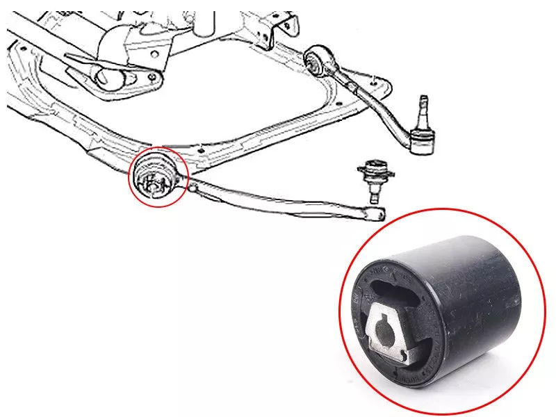 Сайлентблок рычага BMW X5 99-06 - Артикул ST31126769715 - Производитель Sat - Фото, Отзывы, Цены 