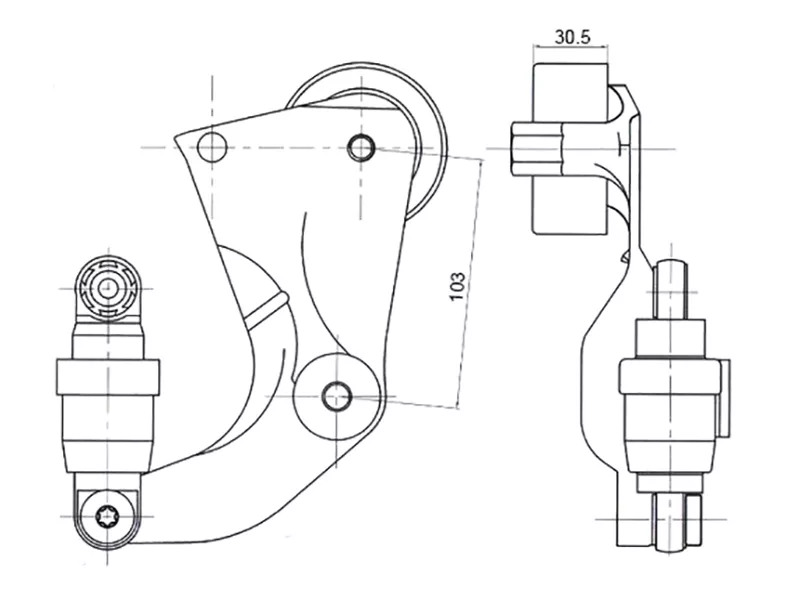 Натяжитель приводного ремня HONDA CIVIC VIII (FD/FA) - Артикул ST31170RNAA02 - Производитель Sat - Фото, Отзывы, Цены 