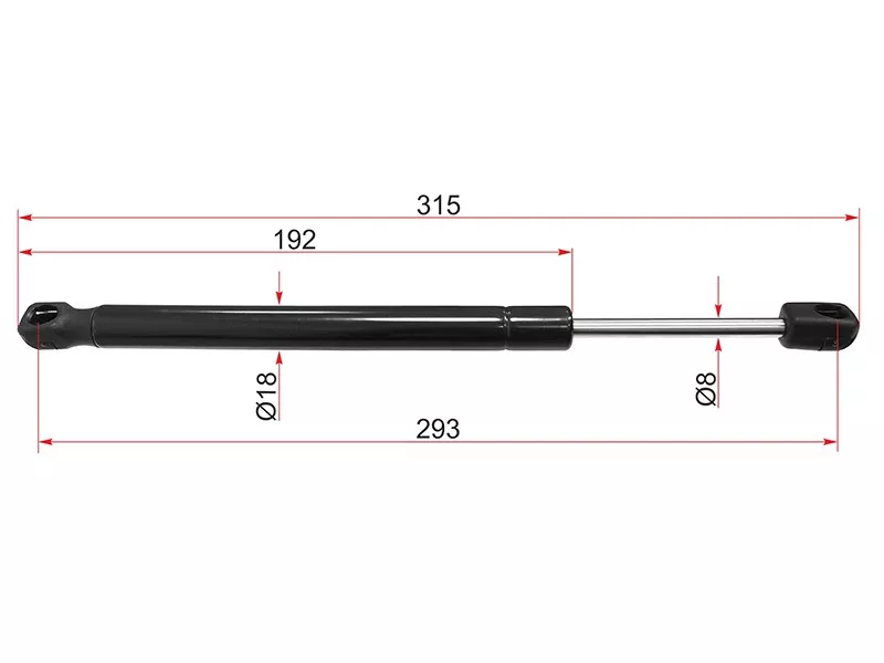 Амортизатор капота Volvo S60 10-18 / V60 10-19 (Справа=Слева) - Артикул ST31278769 - Производитель Sat - Фото, Отзывы, Цены 