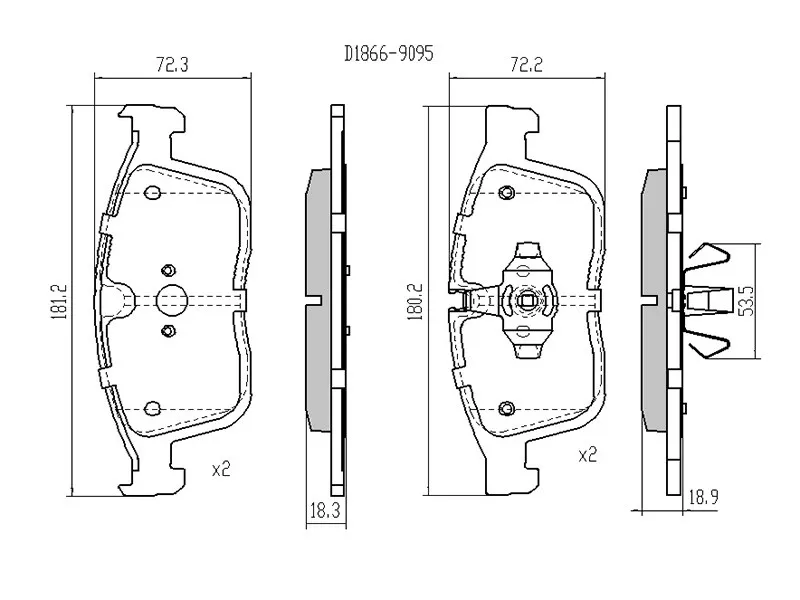 Колодки тормозные (Спереди) Volvo XC60 08-17 - Артикул ST31445985 - Производитель Sat - Фото, Отзывы, Цены 